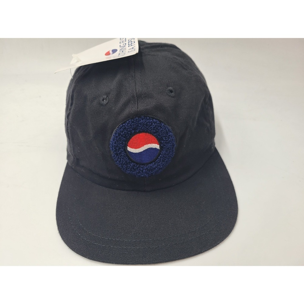 Vintage Pepsi Snapback (Fits Small) Hat Cap Cotton Casual Dad Men Women Black